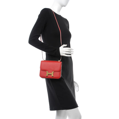 Hermes Evercolor Constance 18 Rouge Casaque 2 of 15