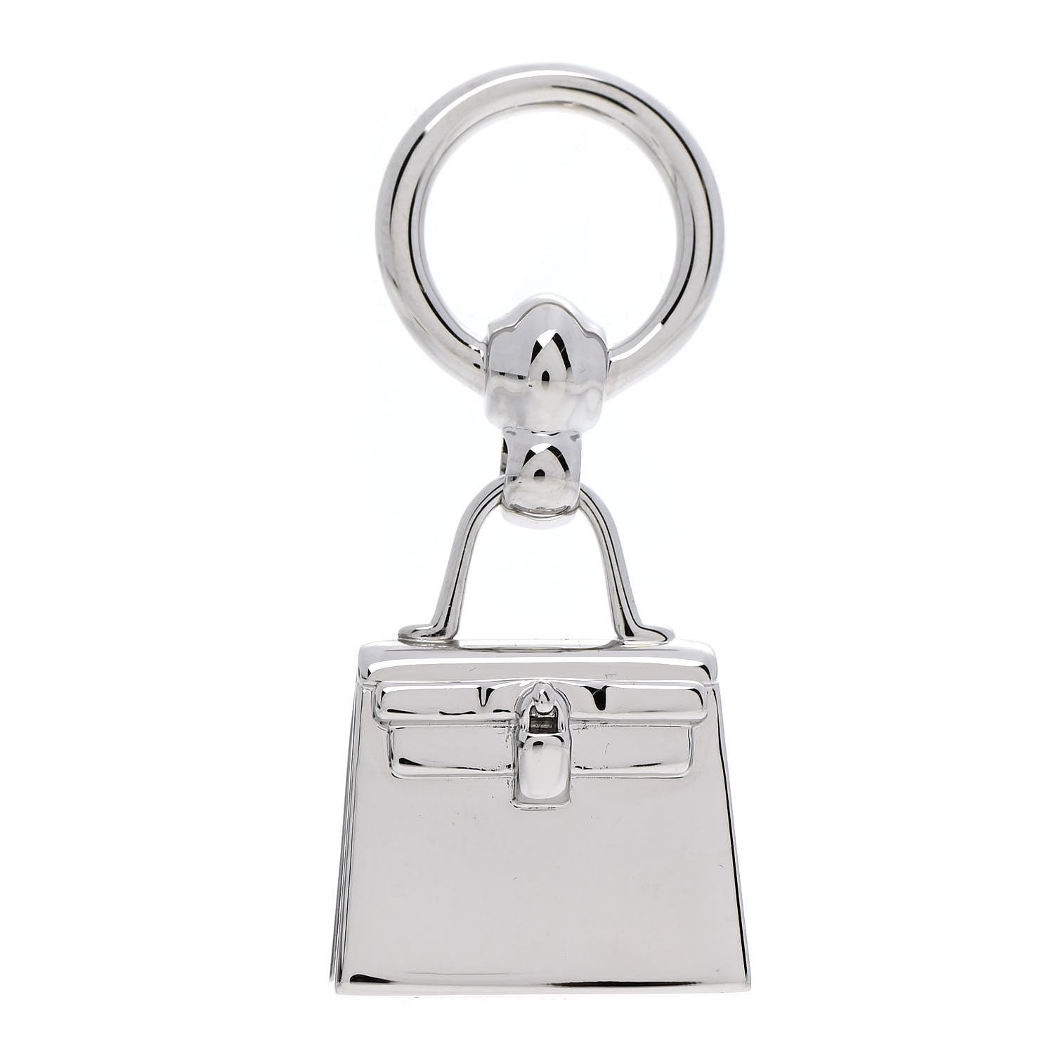 Hermes Palladium Mini Kelly Twilly Ring 1 of 4