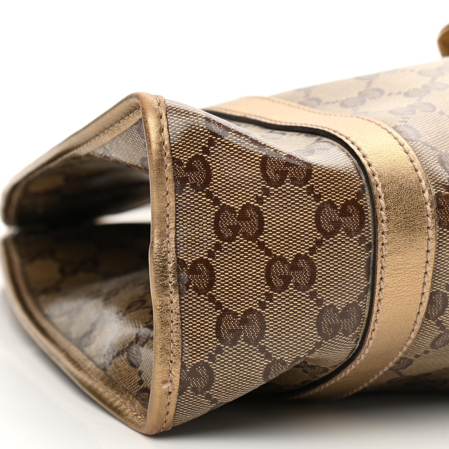 Crystal Monogram Medium Joy Shoulder Bag Bronze