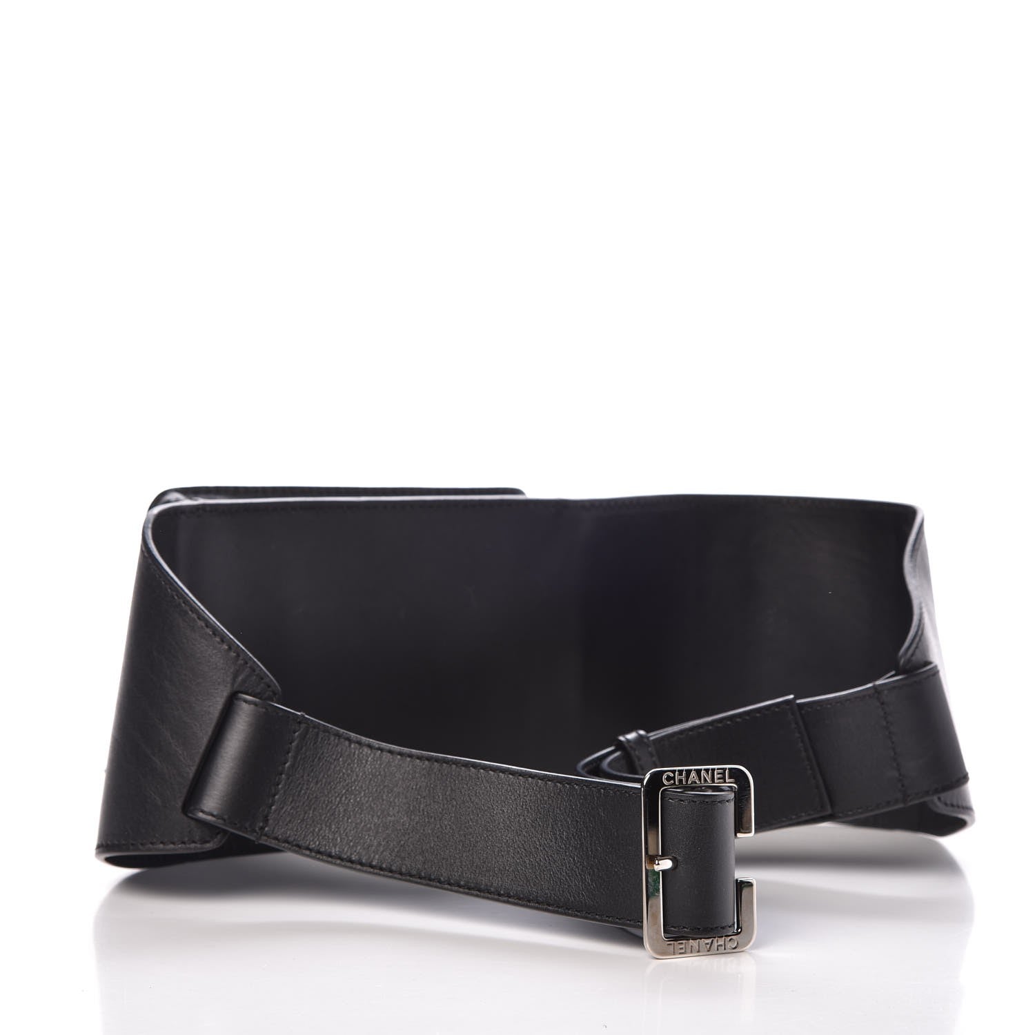 Chanel Calfskin Stitched Belt Bag Black 3 of 7