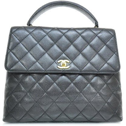 Chanel Caviar Kelly Jumbo Flap Bag Black GHW 1 of 9