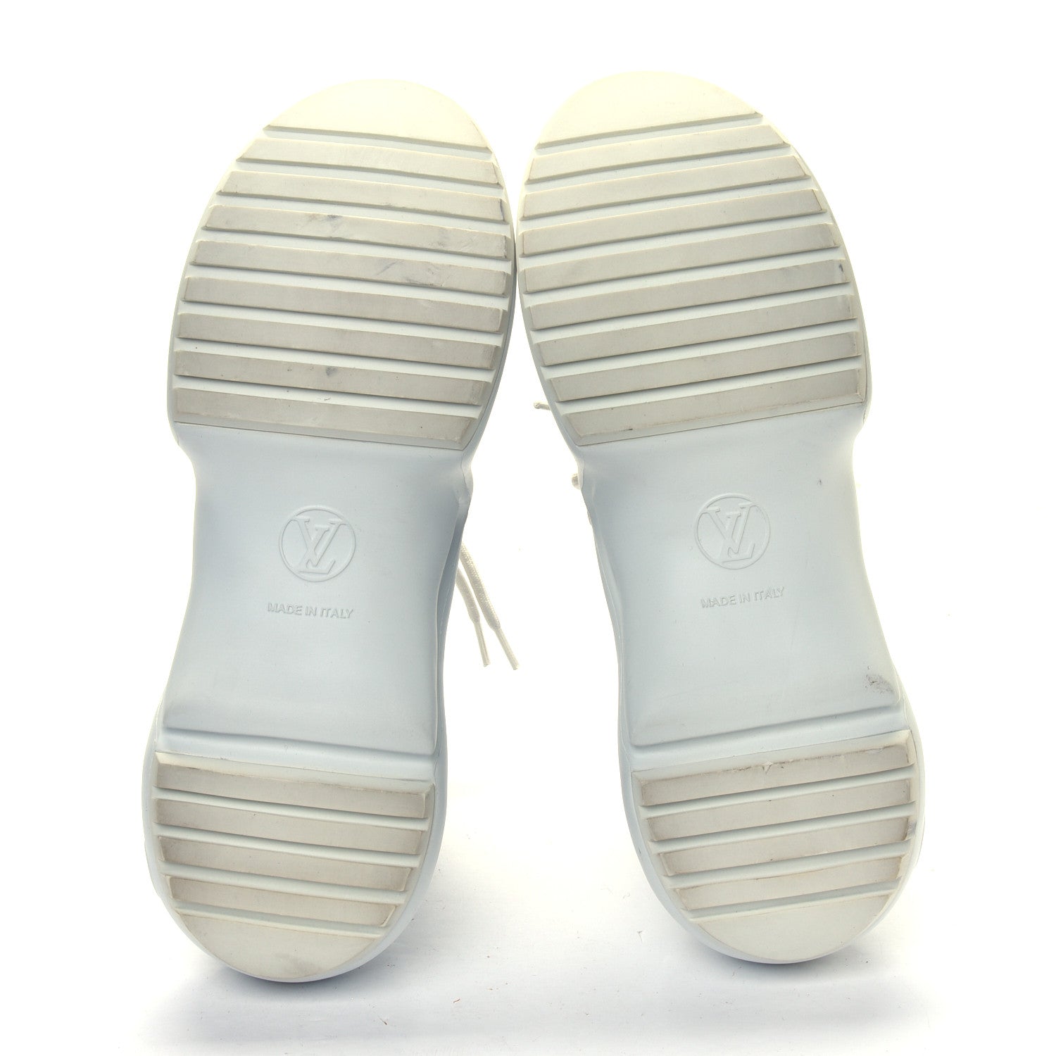 Louis Vuitton Patent Monogram Stripe LV Archlight Sneakers 39 White Blue 4 of 4
