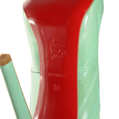 Christian Louboutin Eel Pigalle 120 Pumps 38 Pistachio 6 of 7