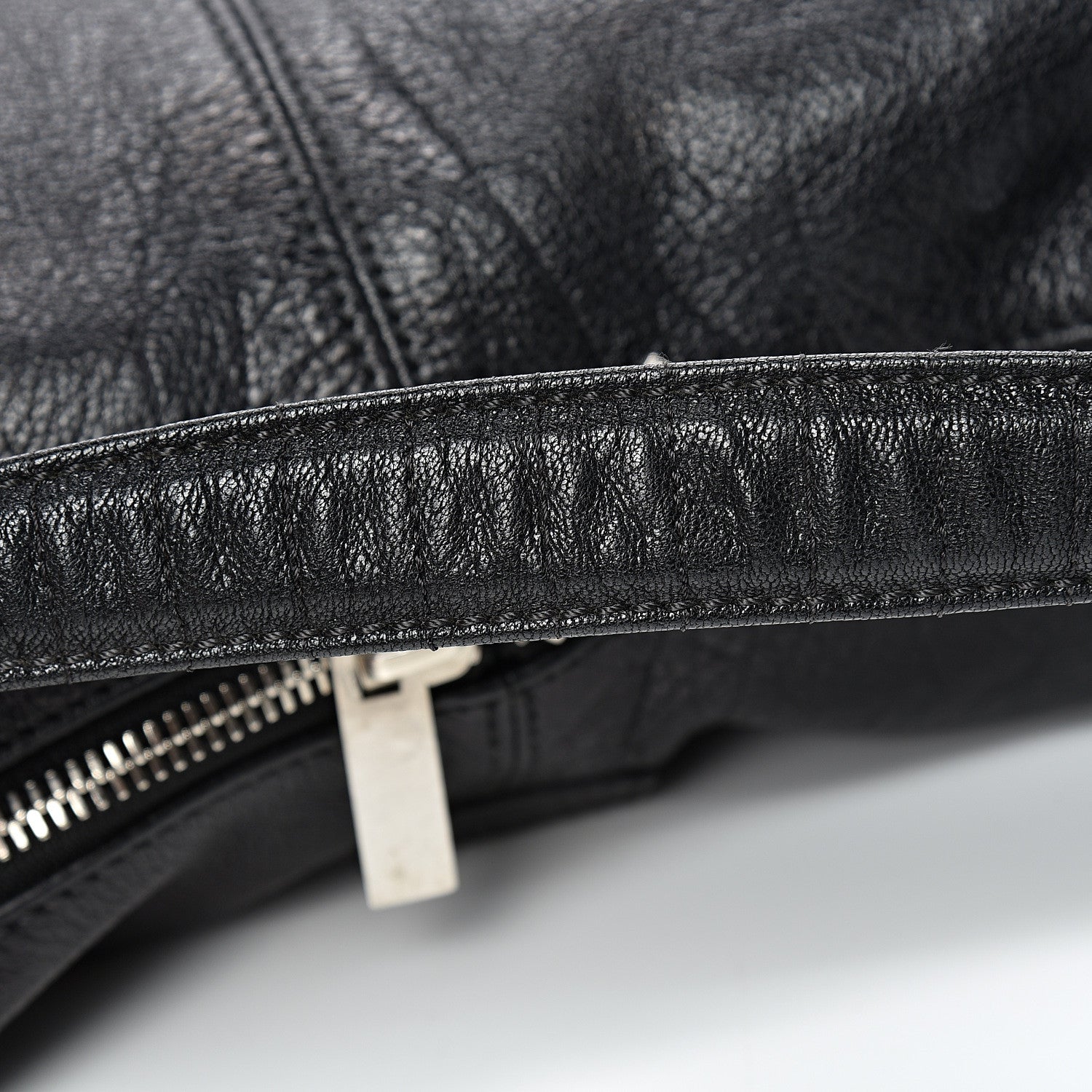 Alexander McQueen Small Padlock Biker Hobo Black 12 of 13
