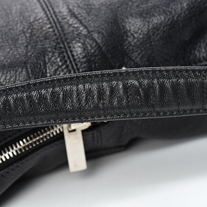 Alexander McQueen Small Padlock Biker Hobo Black 12 of 13