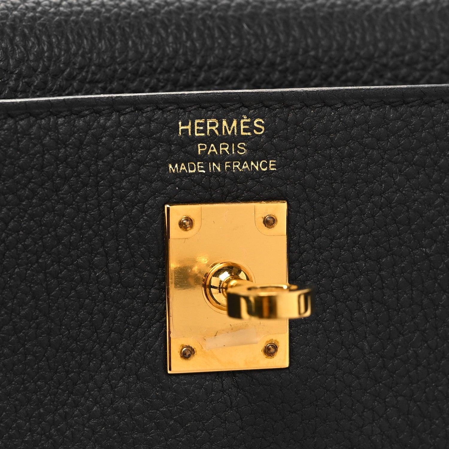 Hermes Togo Kelly Retourne 25 Black 6 of 12