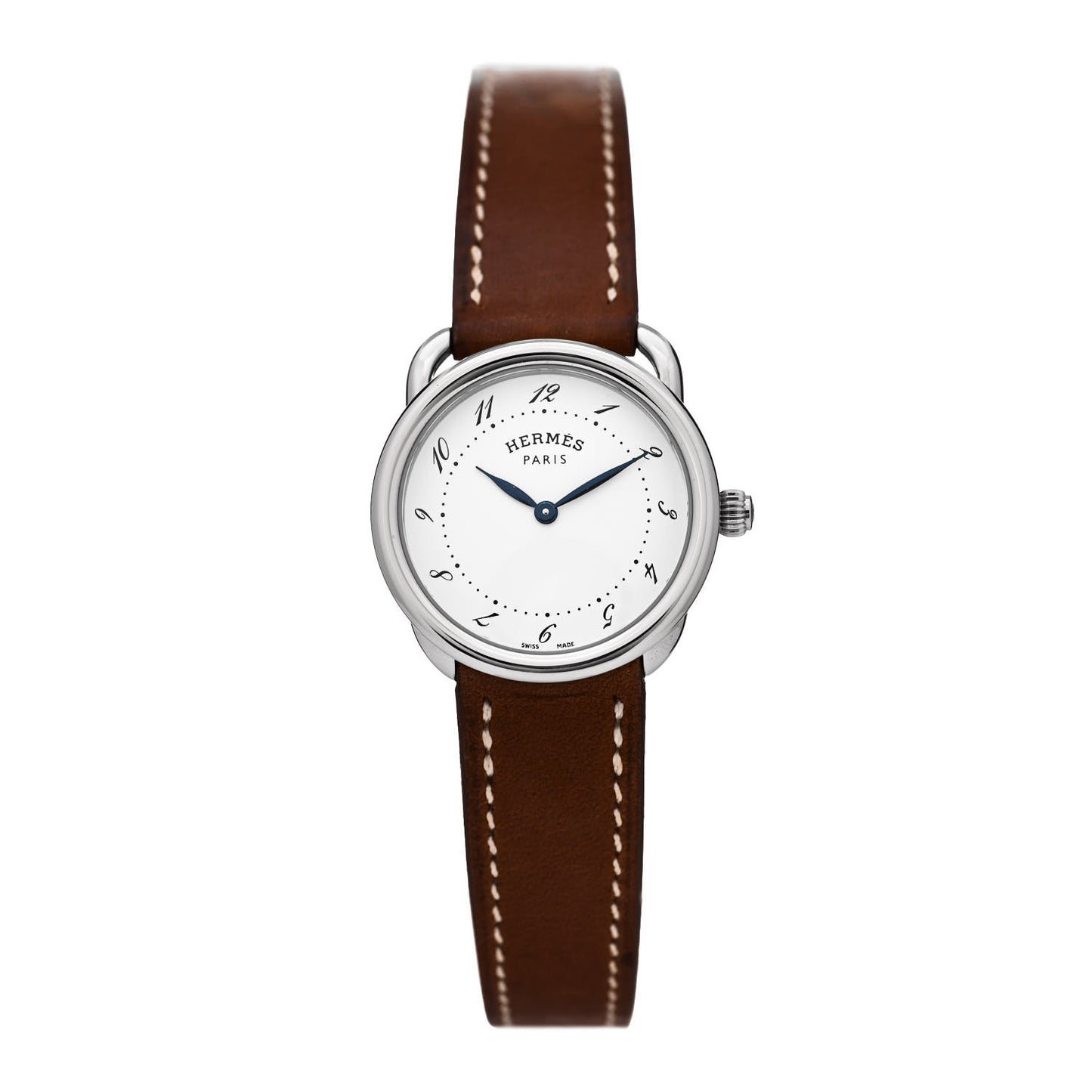 Stainless Steel Barenia 28mm Arceau Quartz Watch Fauve