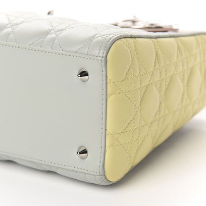 Christian Dior Lambskin Cannage Medium Tri-Color Lady Dior Multicolor 6 of 9