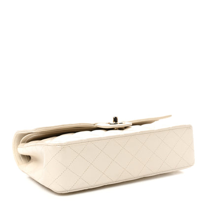 Chanel Caviar Quilted Medium Double Flap White 4 of 11