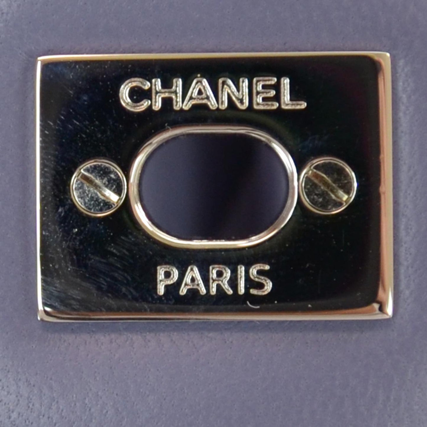 Lambskin Quilted Clutch Bag Lavender 12C