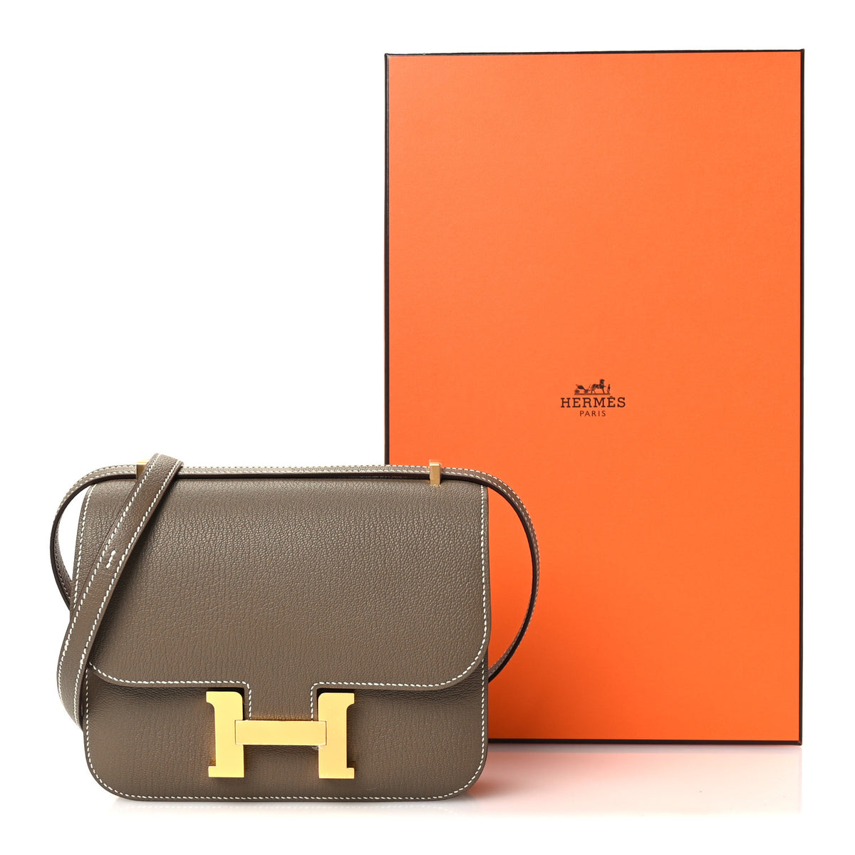 Hermes Chevre Mysore Constance 18 Etoupe 11 of 11