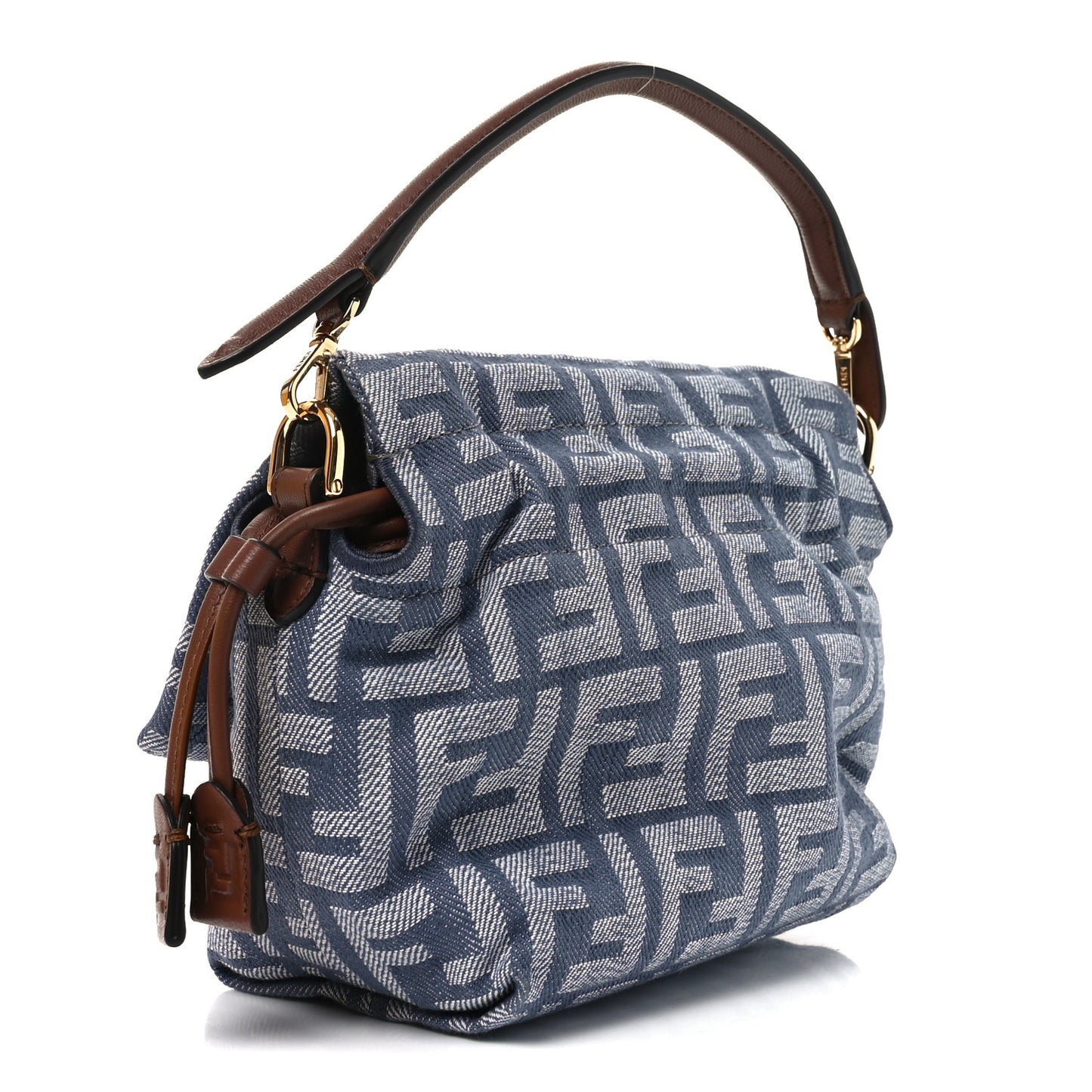 Denim Small Mamma Baguette Blue