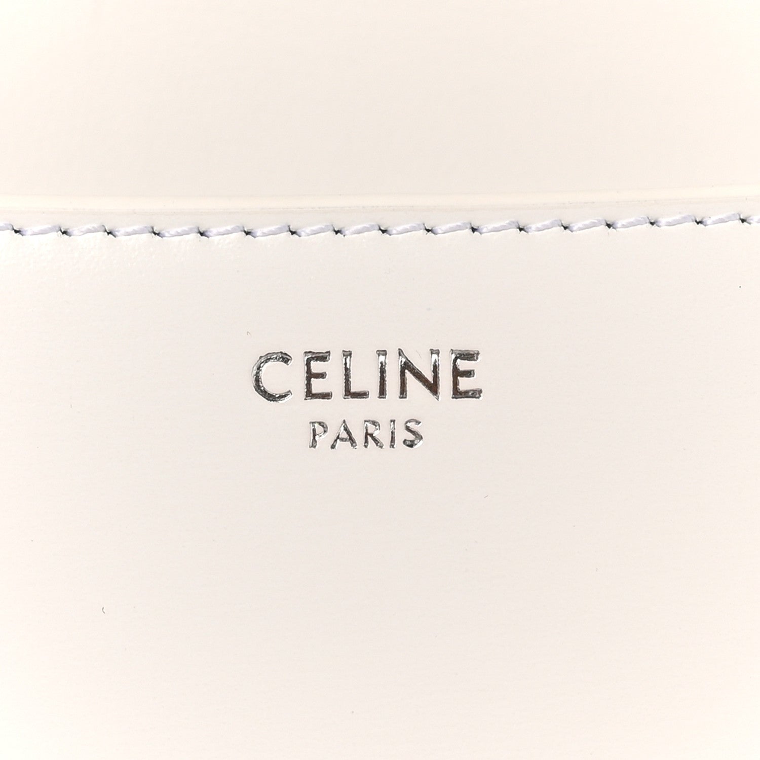 Celine Shiny Calfskin Medium Lola Bag Blanc De Blanc 6 of 9