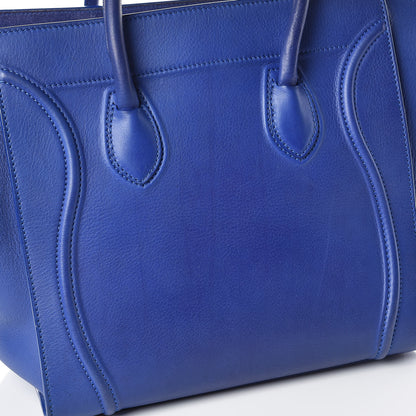 Celine Supple Calfskin Medium Phantom Luggage Indigo 16 of 17