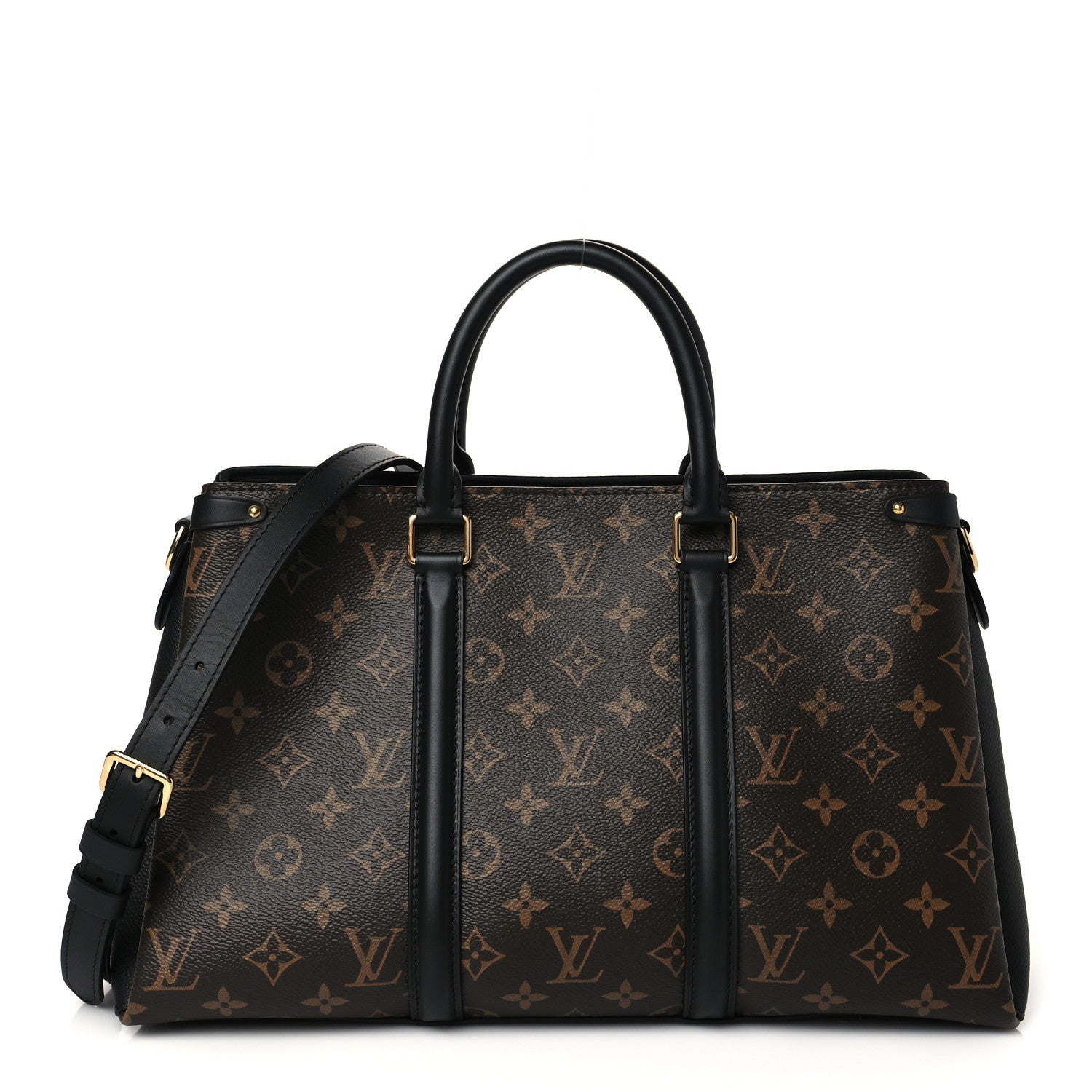 Louis Vuitton Monogram Soufflot MM Black 1 of 9