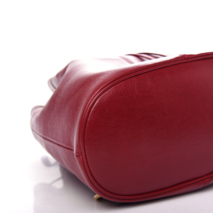 Gucci Piuma Lux Energy Medium Re(Belle) Convertible Bucket Bag Hibiscus Red 8 of 9