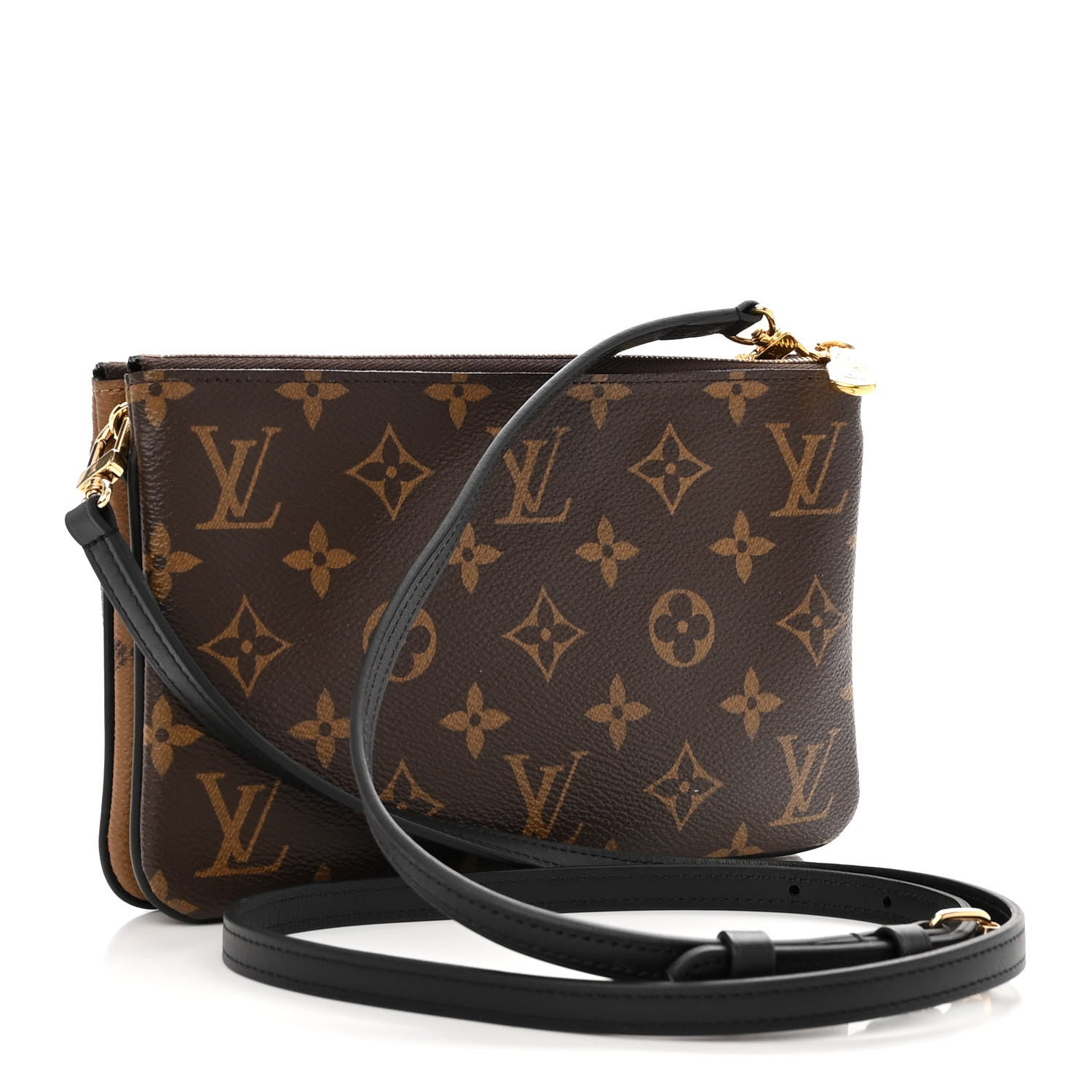 Louis Vuitton Reverse Monogram Giant Double Zip Pochette 3 of 10