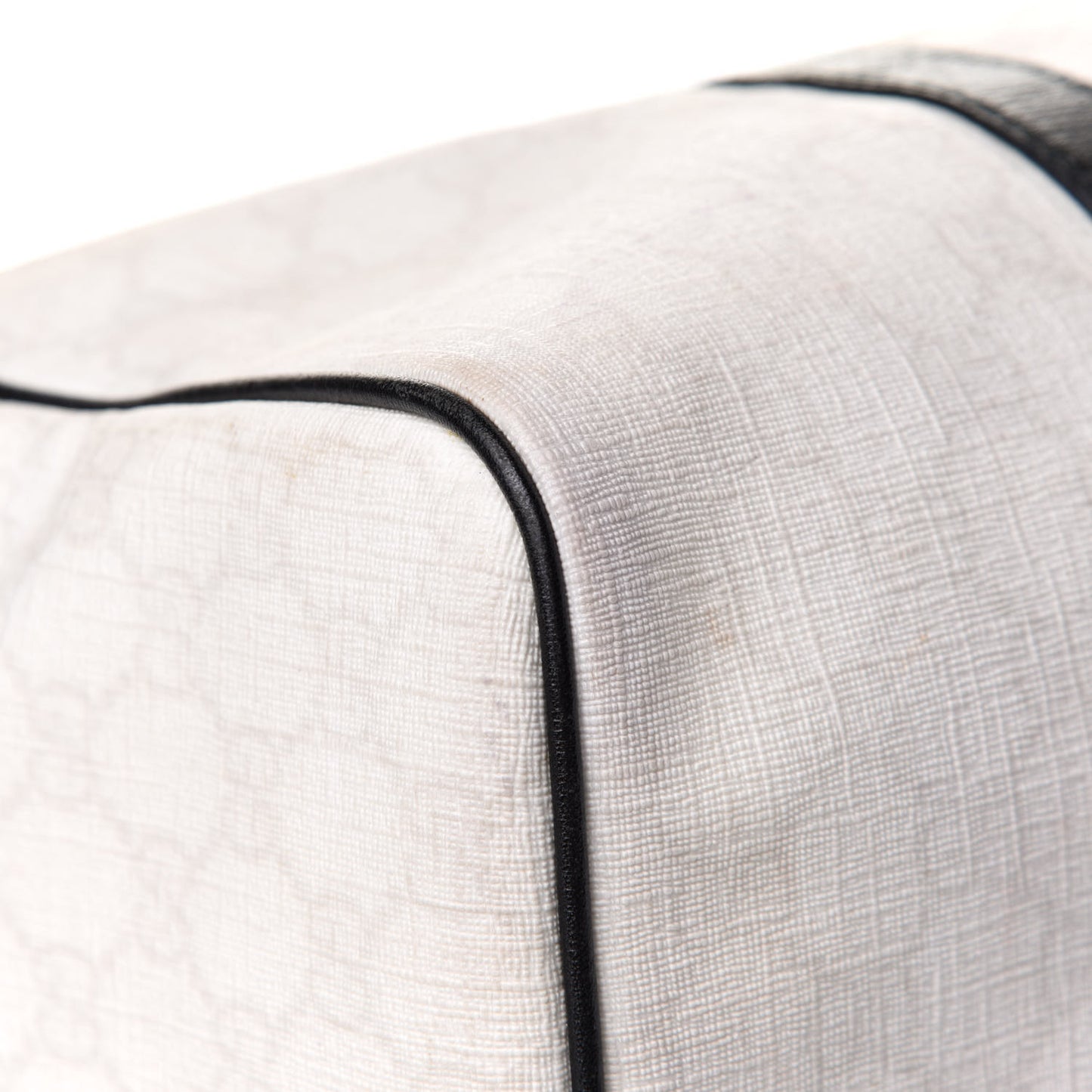 GG Plus Monogram Medium Joy Boston White Black