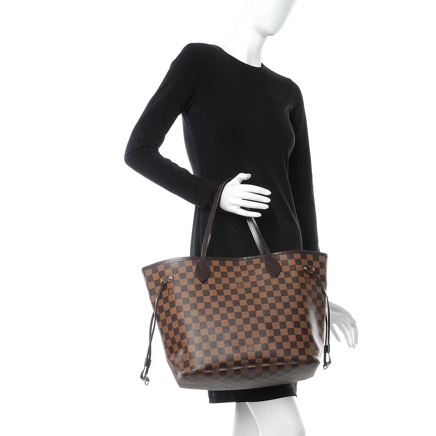 Louis Vuitton Damier Ebene Neo Neverfull MM 2 of 9