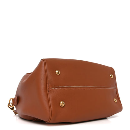Louis Vuitton Grained Calfskin Low Key Speedy 30 Cognac 4 of 9