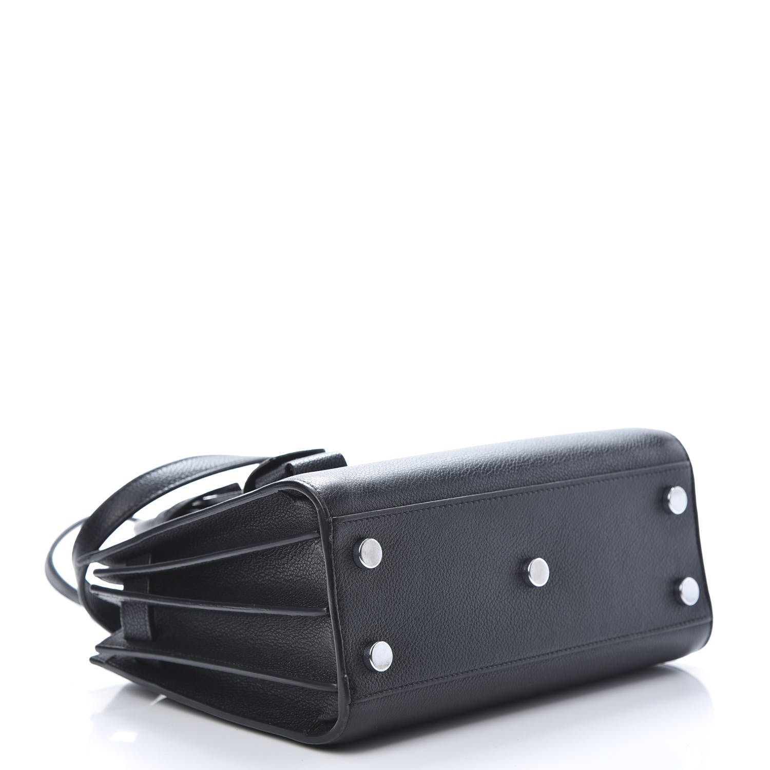 Saint Laurent Grained Calfskin Nano Sac De Jour Black 4 of 13