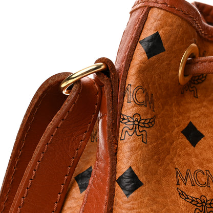 MCM Visetos Essential Drawstring Bag Cognac 10 of 14
