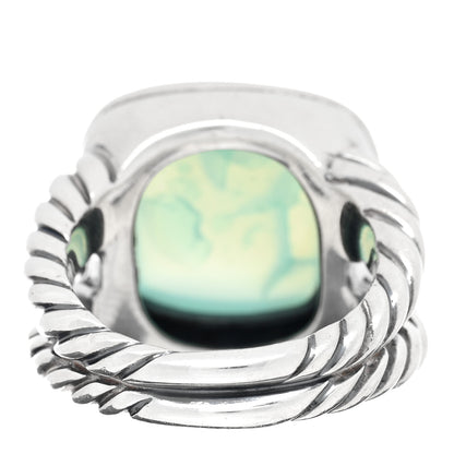 David Yurman Sterling Silver Chalcedony 14mm Albion Ring 55 7.25 3 of 4
