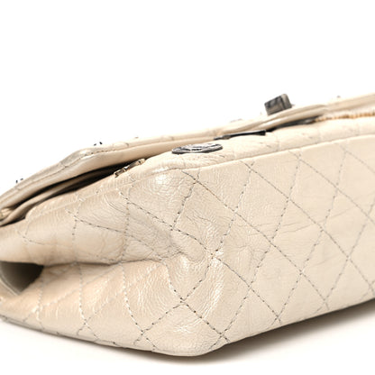 Chanel Aged Calfskin Lucky Charms 2.55 Reissue 225 Flap Ivory 9 of 10