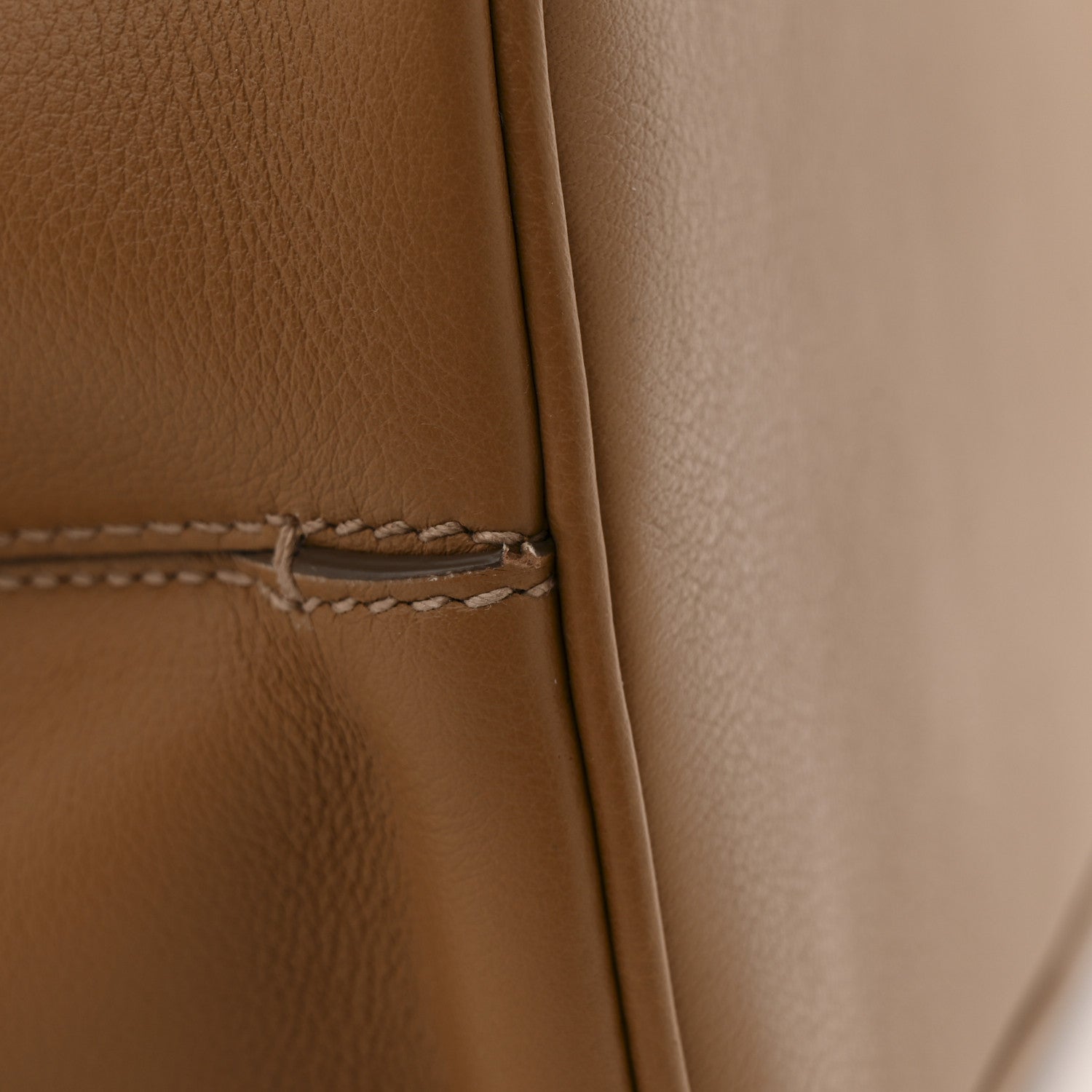 Prada Soft Grained Calfskin Vitello Daino Large Buckle Bag Caramello 13 of 13