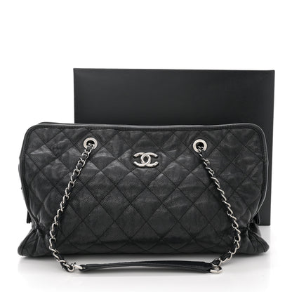 Chanel Caviar Quilted French Riviera Tote Black 20 of 20