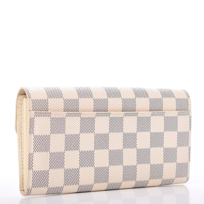 Louis Vuitton Damier Azur Sarah Wallet NM 3 of 8