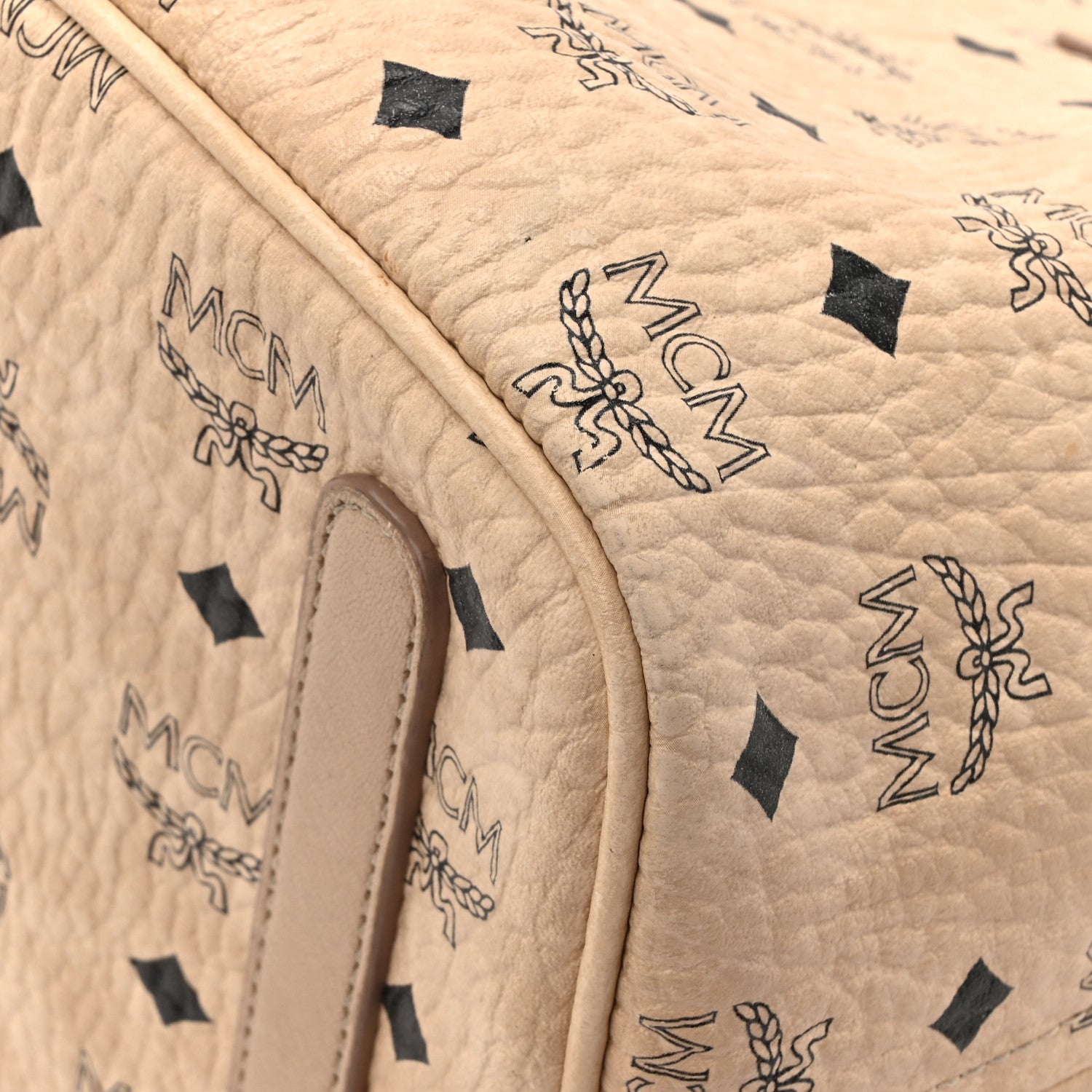 MCM Visetos Medium Liz Reversible Shopper Tote Beige 20 of 28