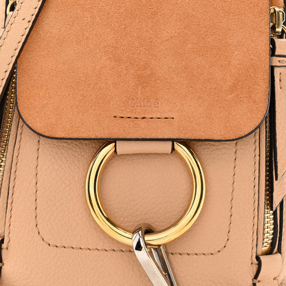 Chloe Suede Calfskin Mini Faye Backpack Blush Nude 8 of 12