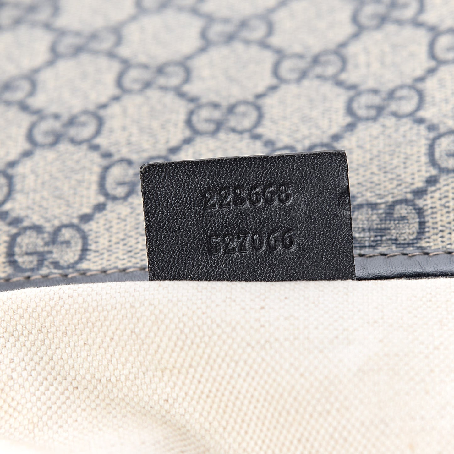 GG Plus Monogram Joy Vertical Tote Navy