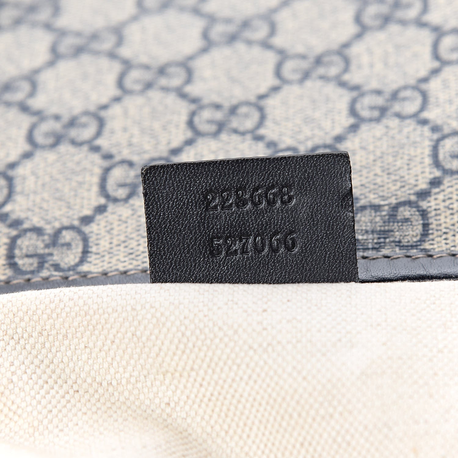 Gucci GG Plus Monogram Joy Vertical Tote Navy 7 of 12