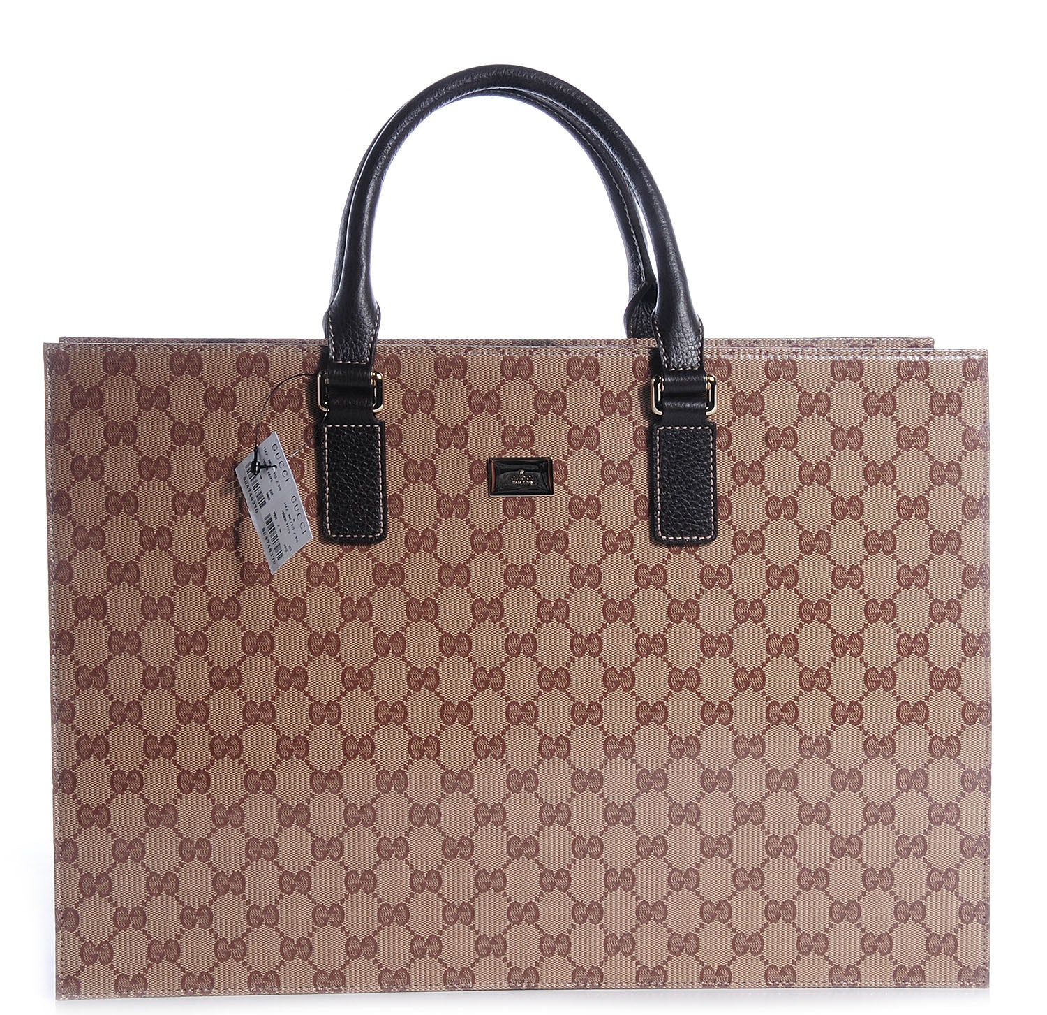Gucci Crystal Monogram Briefcase Brown 1 of 7