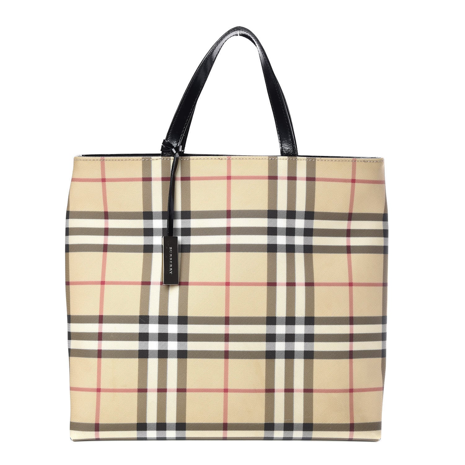 Burberry House Check Medium Tote Black 1 of 14