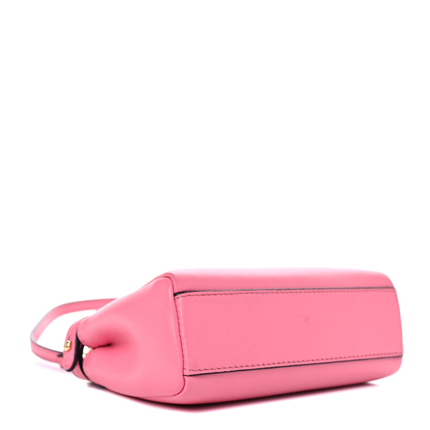Shiny Nappa Micro Peekaboo Iconic Satchel Rosa Fluo