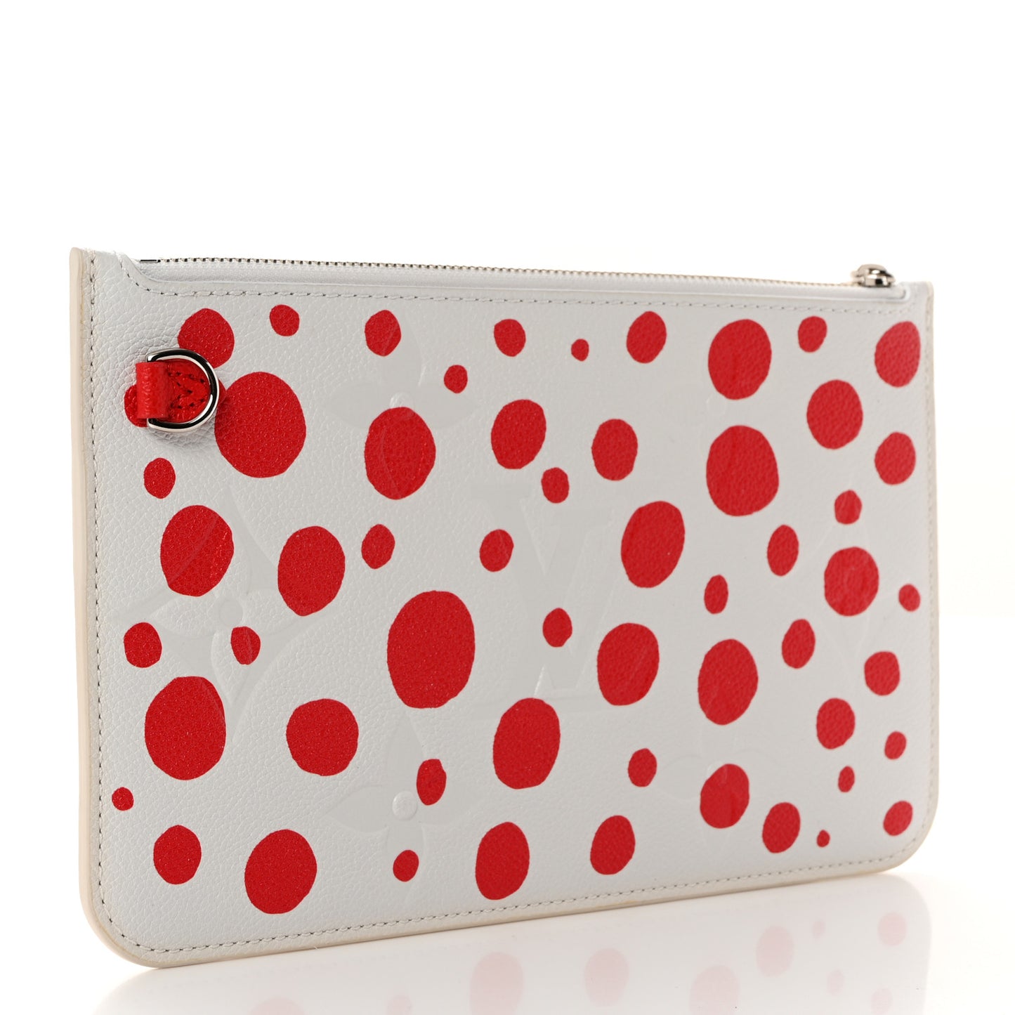 LV X YK Empreinte Infinity Dots Neverfull MM Pochette Rouge White
