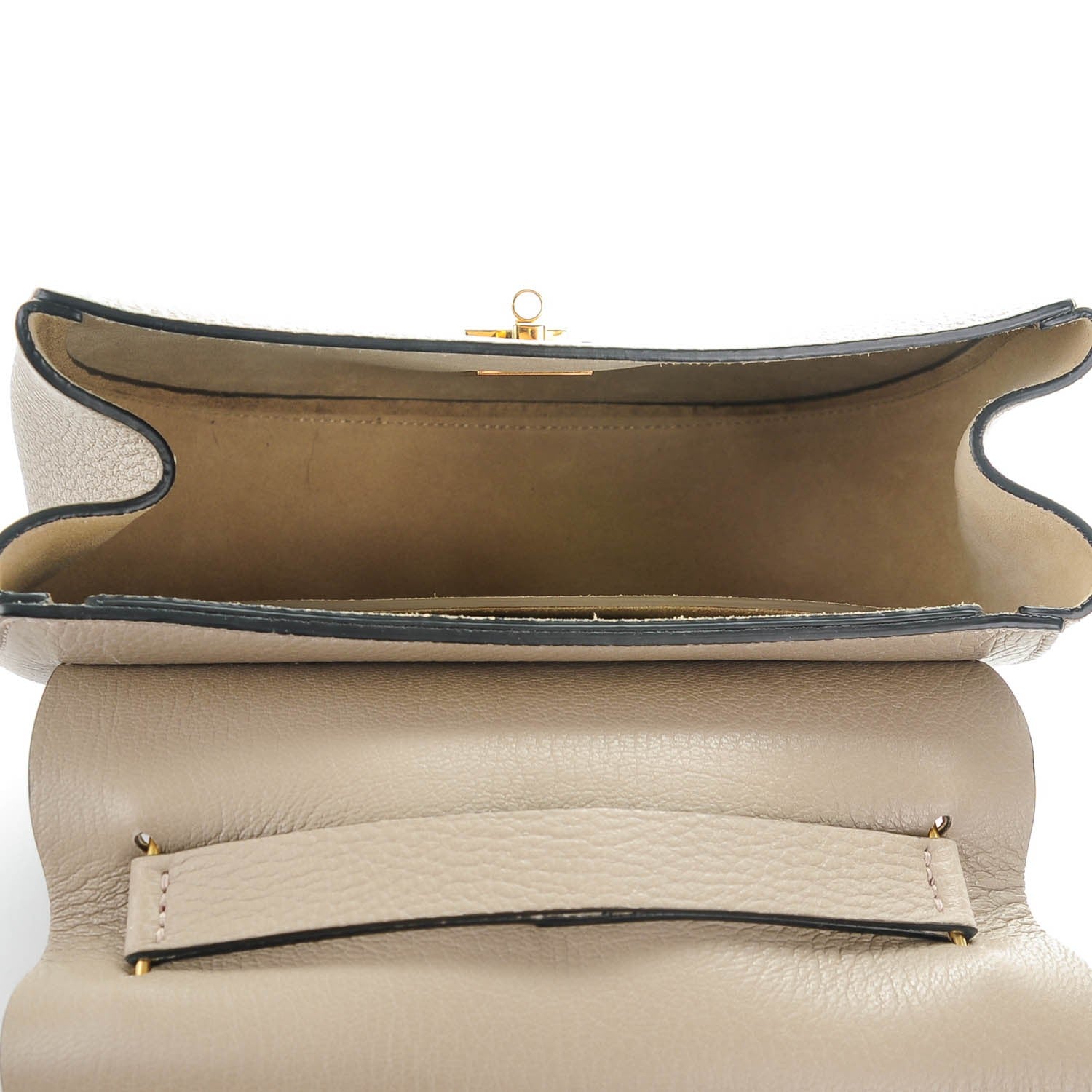Chloe Grained Lambskin Drew Shoulder Bag Motty Grey 5 of 7