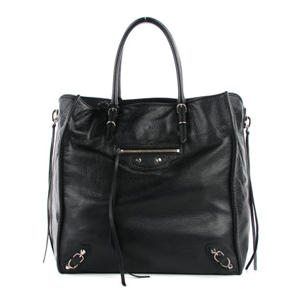 Balenciaga Veau Papier A5 Zip Around Tote Black 1 of 11