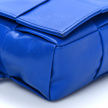 Bottega Veneta Paper Calfskin Intrecciato Cassette Belt Bag Blue 6 of 8