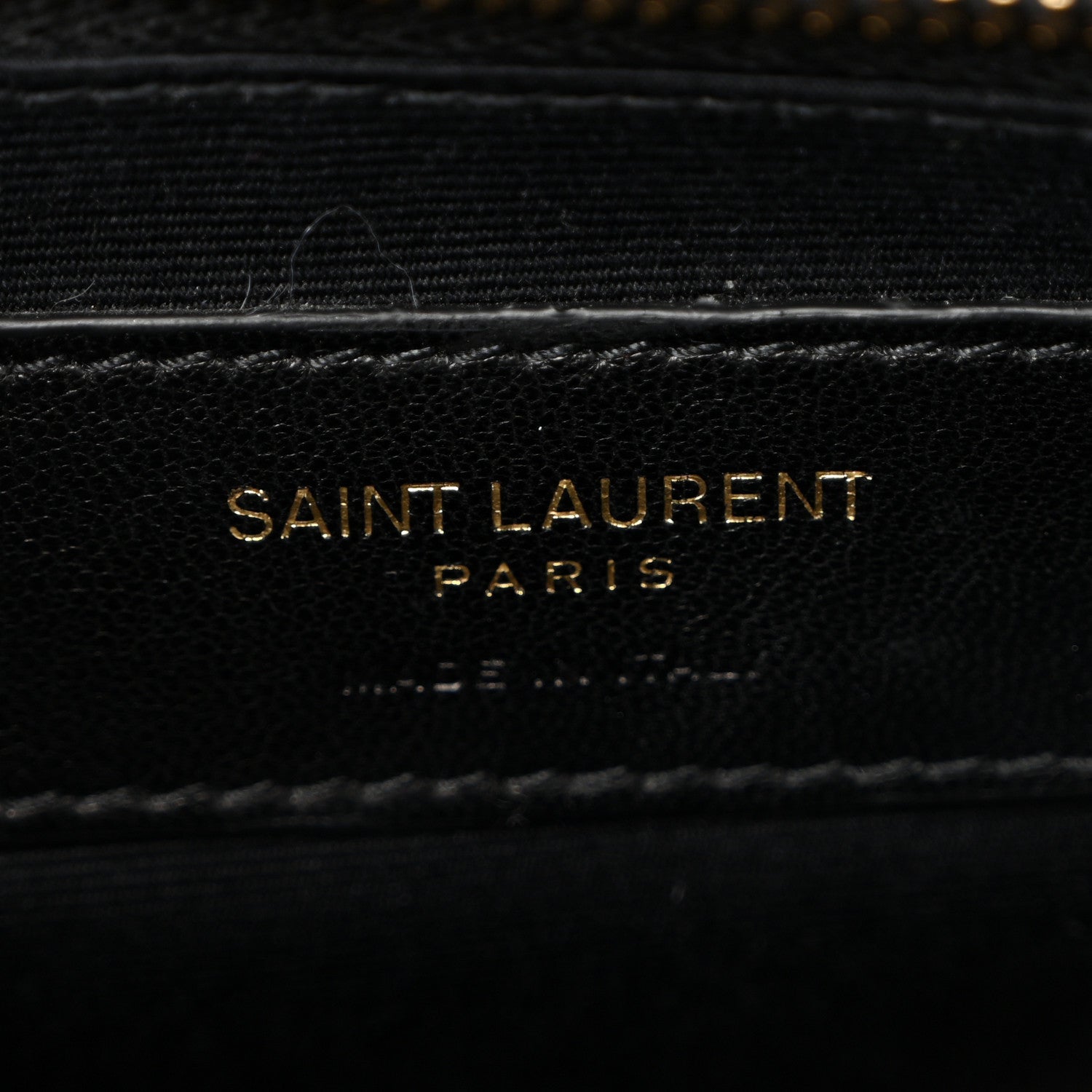 Saint Laurent Calfskin Y Quilted Monogram Large Loulou Chain Satchel  Black 6 of 10