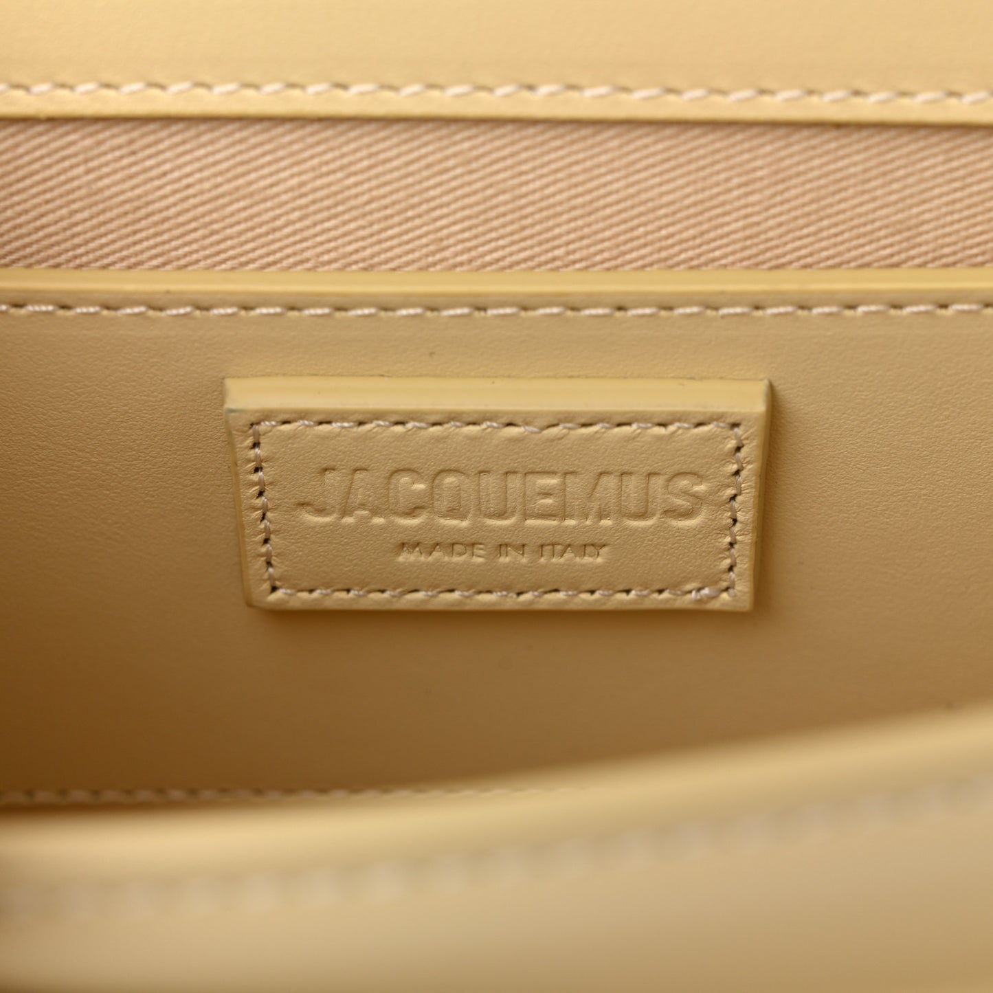 Smooth Calfskin Le Bambino Long Ivory