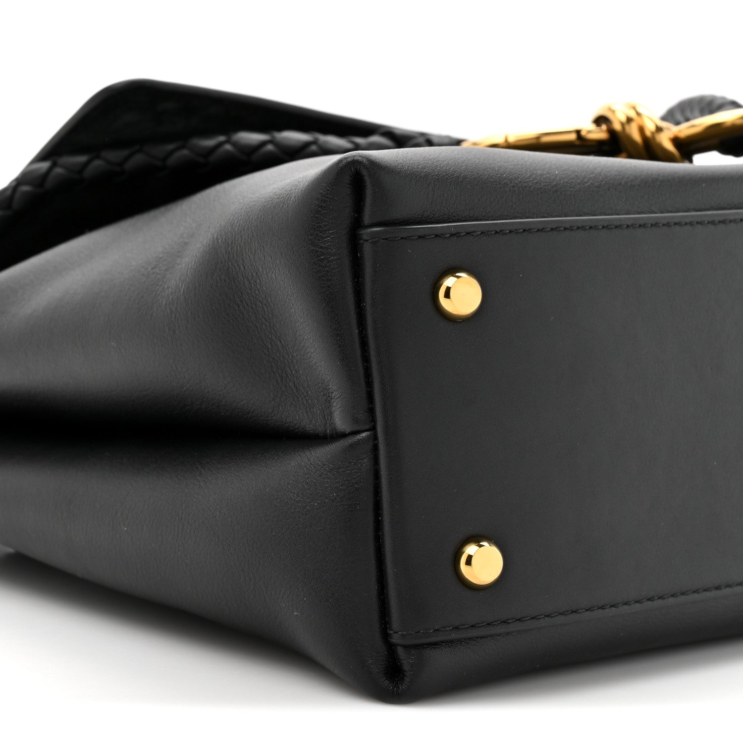 Bottega Veneta Silky Calfskin Small Ciao Ciao Black 9 of 9
