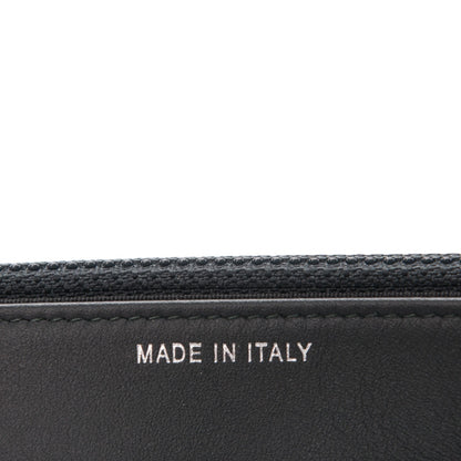 Chanel Calfskin Painted Chevron Embossed Boy Wallet On Chain WOC Black 7 of 9