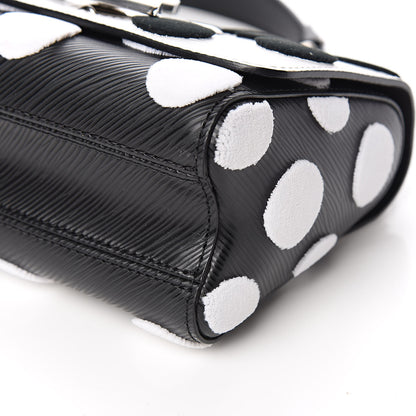 Louis Vuitton Epi Polka Dots Twist Shoulder Bag PM White Black 8 of 11