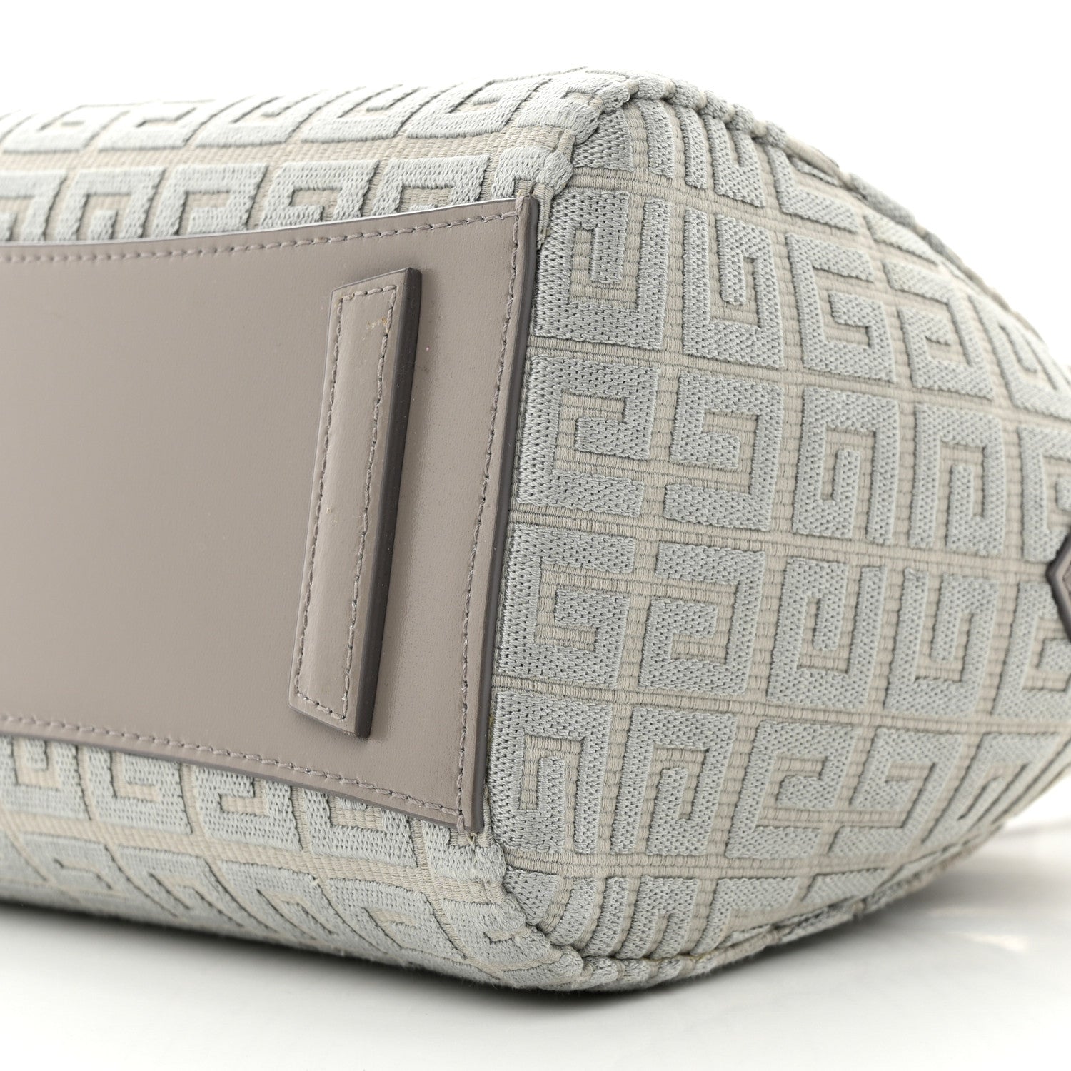 Givenchy Canvas Jacquard Embroidered Calfskin 4G Mini Antigona Stone 10 of 13