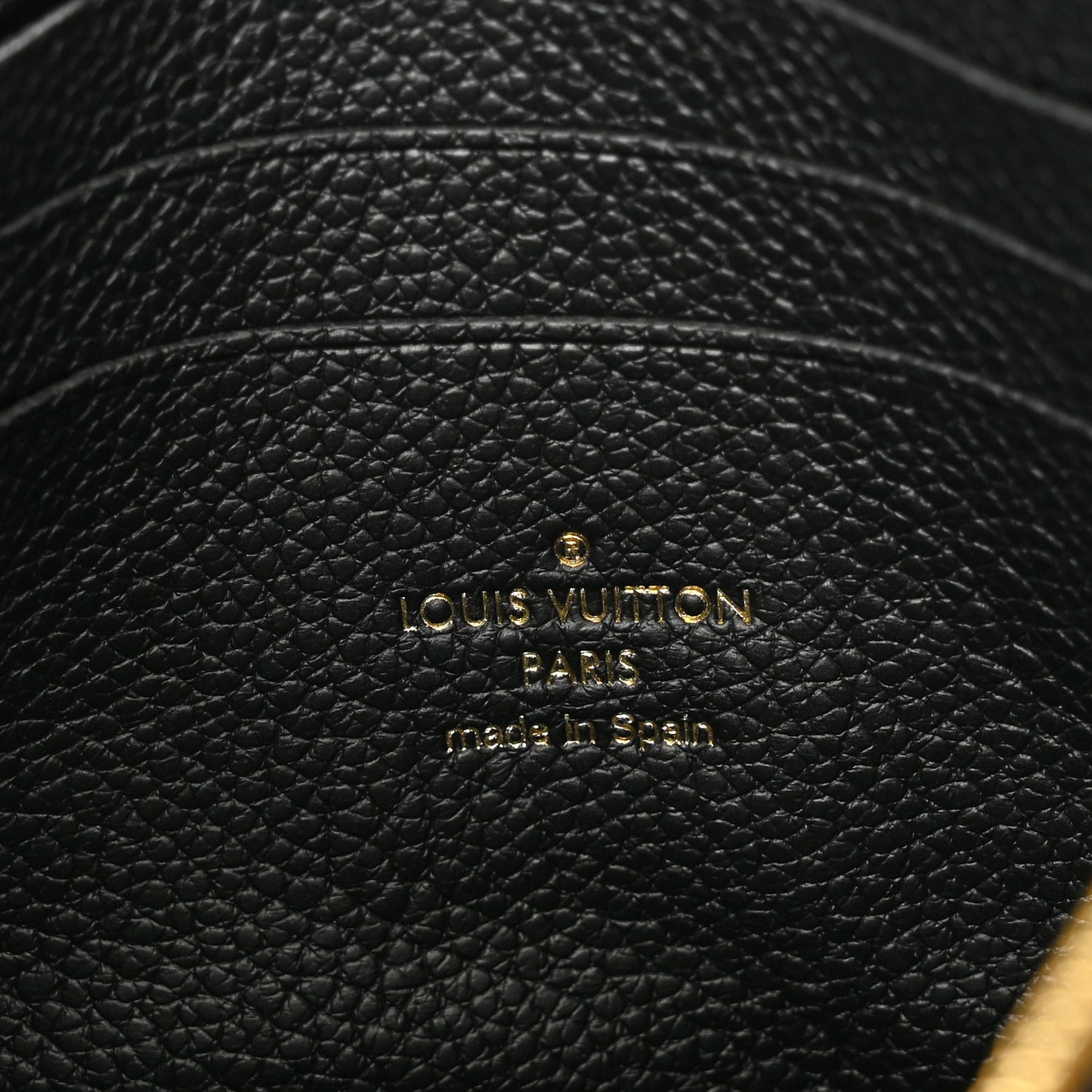 Empreinte Monogram Giant Double Zip Pochette Black Cream