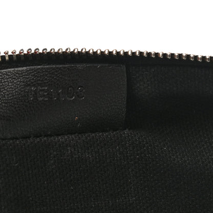 Givenchy Textured Coated Canvas Confetti Print Medium Antigona Zip Pouch Black 7 of 7